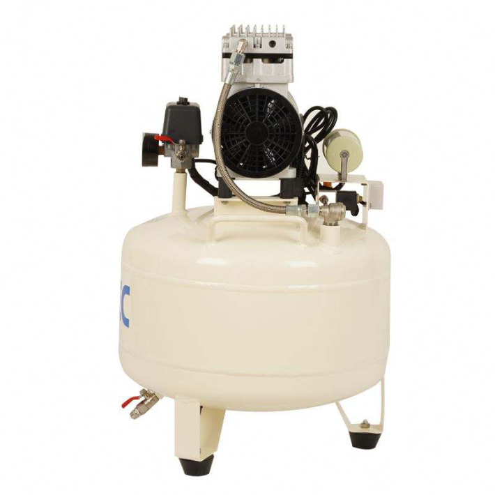 Dynamic AT80-38 Dental Silent Oil-free Air Compressor 30L Tank 0.75kW/1HP